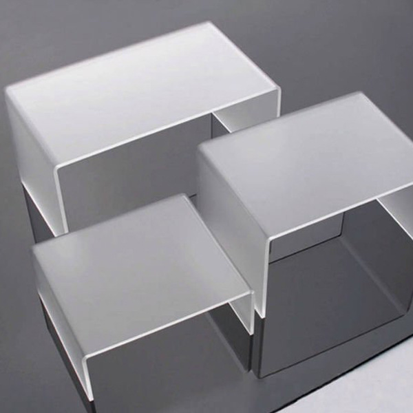 有机玻璃U型鞋子展示架 高档透明亚克力托架的时尚选择